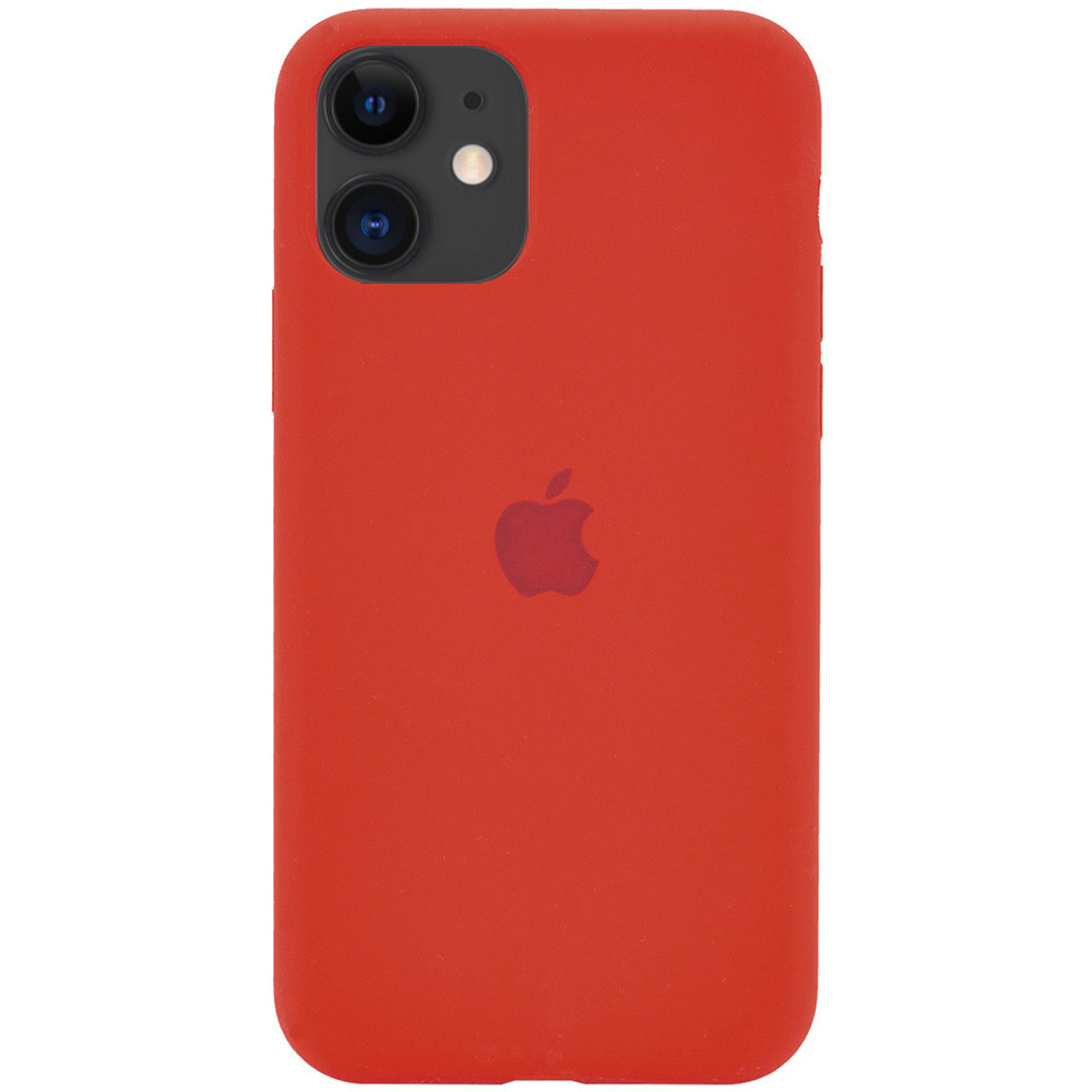 

Чехол Silicone Case Full Protective (AA) для Apple iPhone 11 (6.1, Красный / dark red