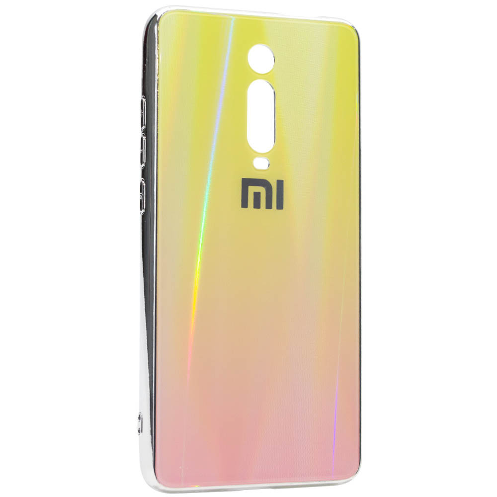 

TPU+Glass чехол Gradient Aurora с лого для Xiaomi Redmi K20 / K20 Pro / Mi9T / Mi9T Pro, Розовый