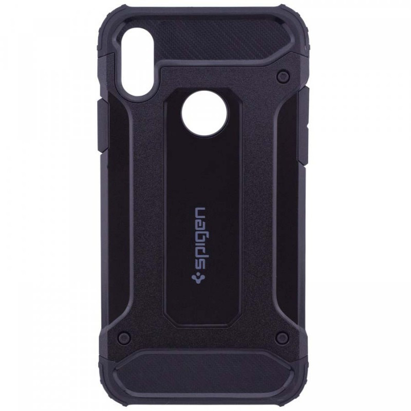 

Бронированный противоударный TPU+PC чехол SPIGEN (HC) для Xiaomi Redmi Note 6 Pro, Черный