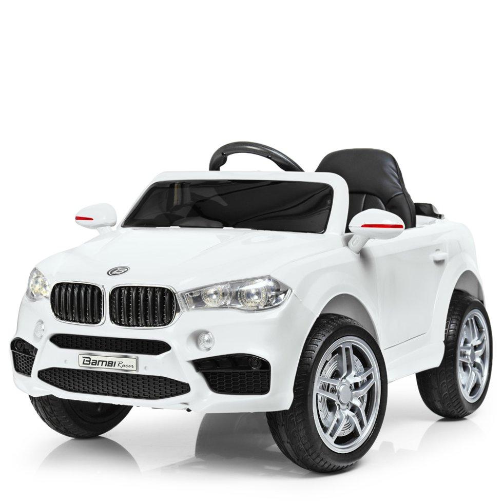 

Детский Электромобиль машина Bambi M 3180EBLR-1 EVA mp3 кожа 2WD 60W 100см, Белый