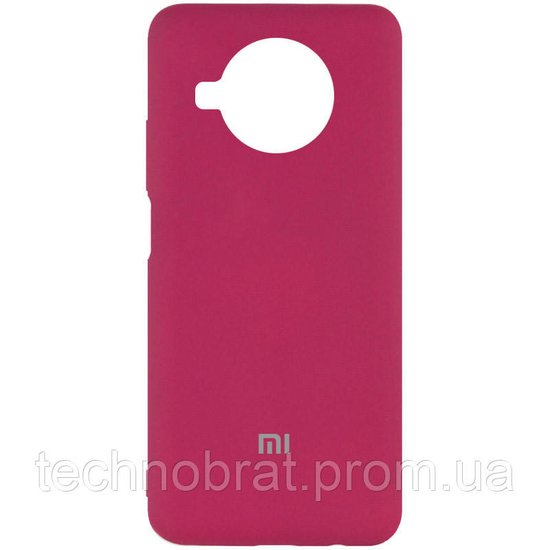 

Чехол Silicone Cover My Color Full Protective (A) для Xiaomi Mi 10T Lite / Redmi Note 9 Pro 5G, Бордовый / marsala