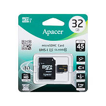 Карта Памяти Apacer MicroSDHC 32gb 10 Class & Adapter