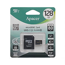 Карта Пам'яті Apacer MicroSDXC 128gb 10 Class & Adapter