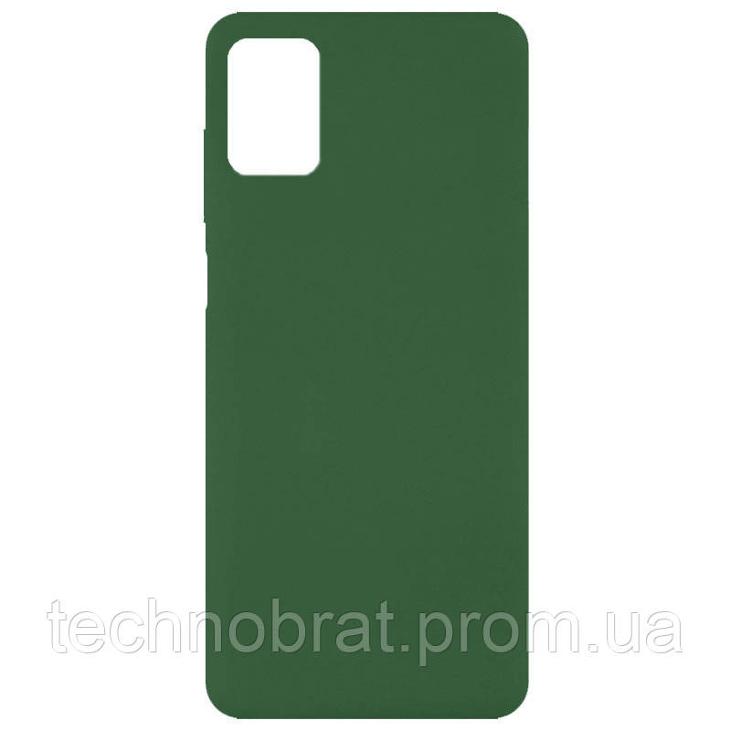 

Чехол Silicone Cover Full without Logo (A) для Samsung Galaxy M51, Зеленый / dark green