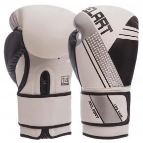 

Перчатки боксерские PU на липучке ZELART BO-1335 (р-р 10-14oz, цвета в ассортименте), Черный-белый