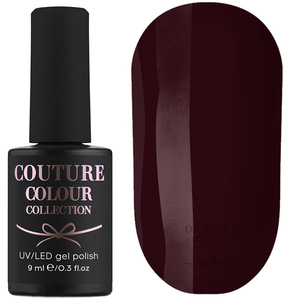 

Гель-лак для ногтей Couture Colour №074 Плотный темная вишня 9 мл