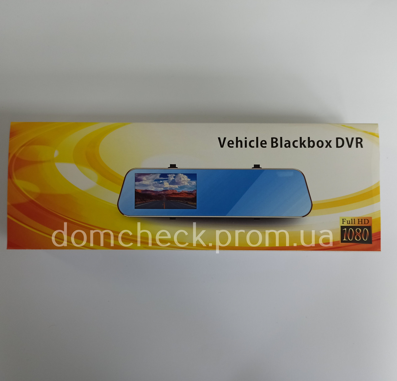 

Автомобильный видеорегистратор Vehicle BlackBOX DVR Full HD 1080 зеркало с двумя камерами