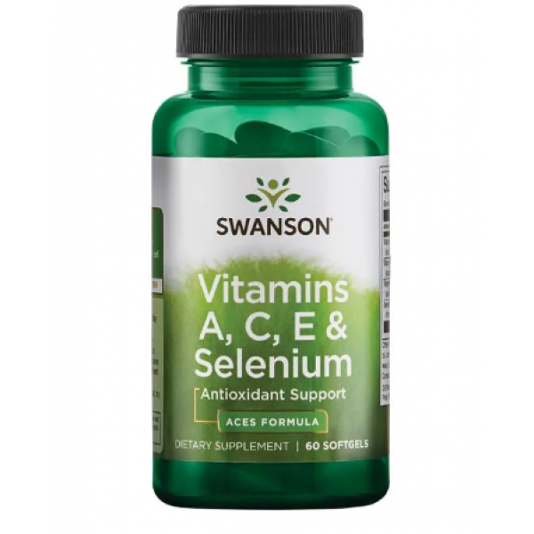 

Vitamin A C E + Selenium - 60sgels