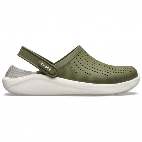 

Кроксы женские цвета хаки летние легкие шлепанцы женские удобные Crocs LiteRide Army Green