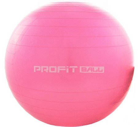 

✅ Мяч для фитнеса Profit Ball | фитбол Профит бол усиленный | большой надувной мяч (Гарантия 12 мес) 75, Розовый