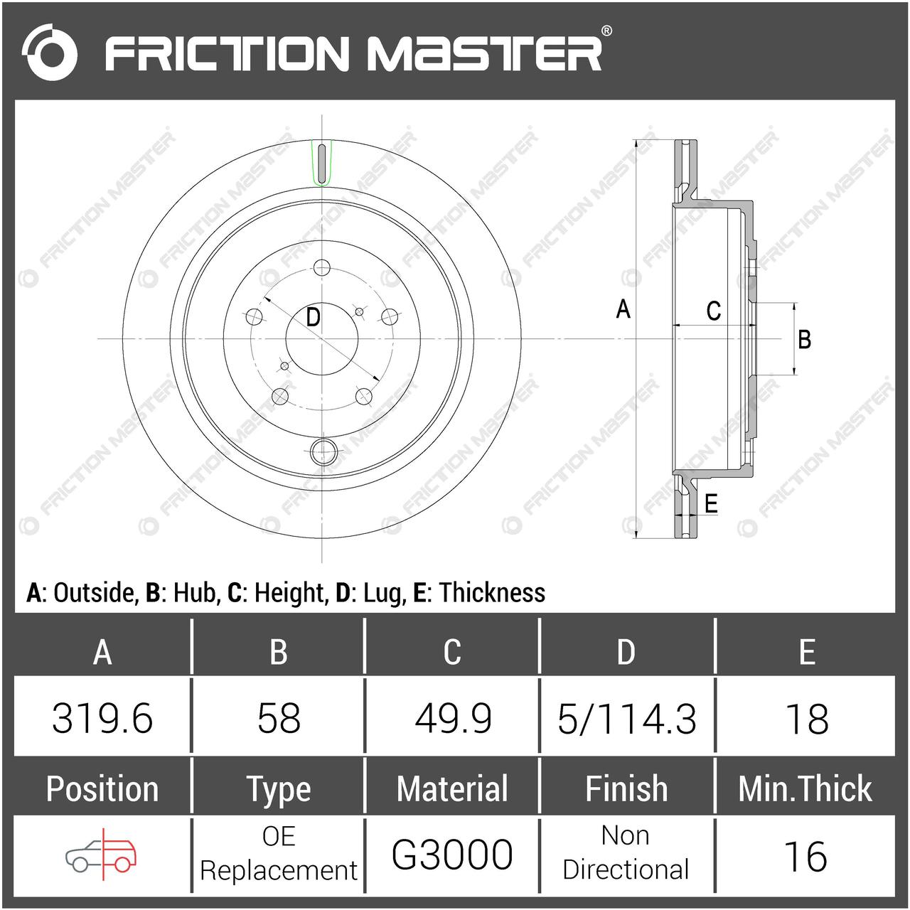 

Тормозные диски Friction Master R0977