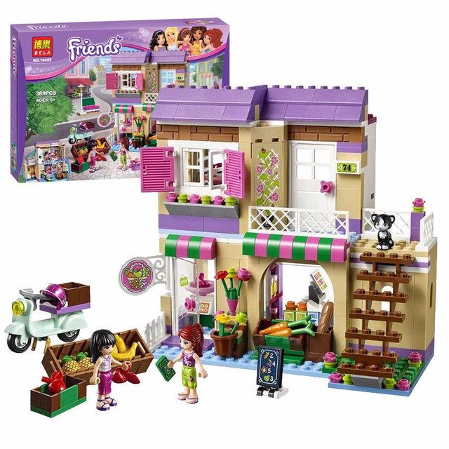 

Конструктор Bela Friends 10495 "Овощной рынок в Хартлейке" (аналог LEGO Friends 41108), 389 деталей