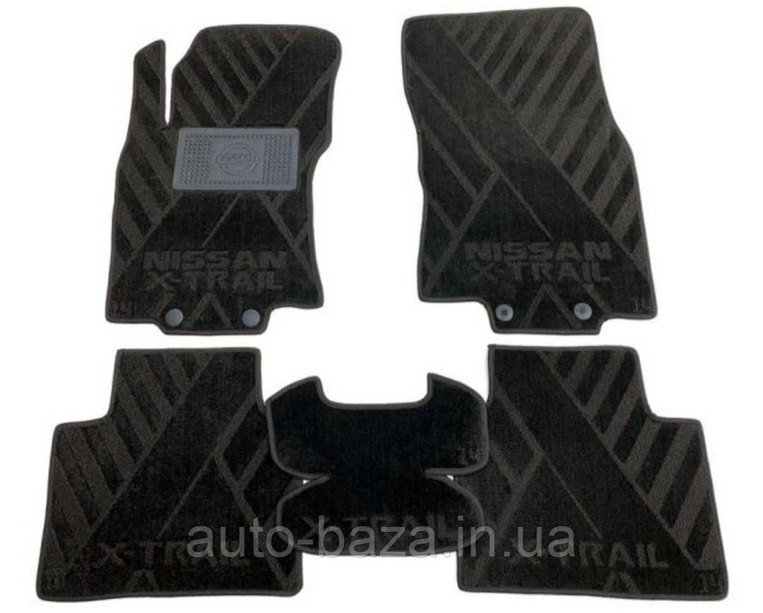 

Композитные коврики в салон Nissan X-Trail с 2014 г. (Avto-tex), Черный