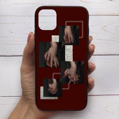 

Чехол Mood для iPhone 11 Pro с рисунком Руки на бордовом фоне SKL68-284801, Разные цвета