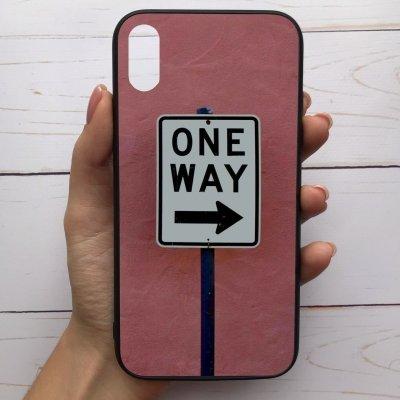 

Чехол Mood для iPhone X/Xs с рисунком One way SKL68-285818, Разные цвета