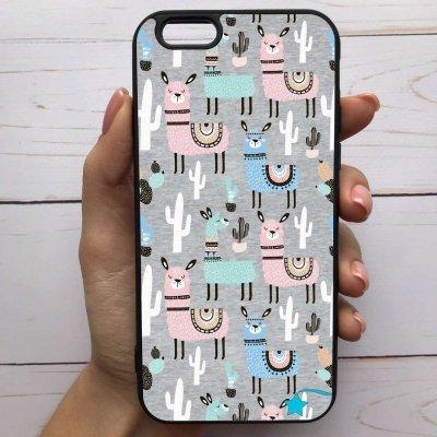 

Чехол Mood для iPhone 6/6s с рисунком Ламы на сером SKL68-286980, Разные цвета