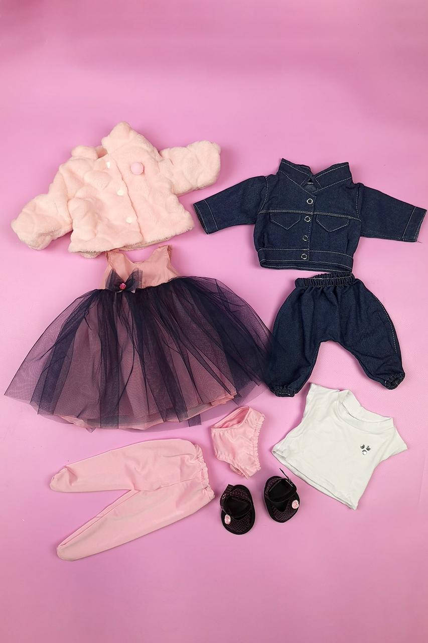 

Одежда для куклы Baby Born / Беби Борн - комплект одежды "Эксклюзивный" из 8 вещей