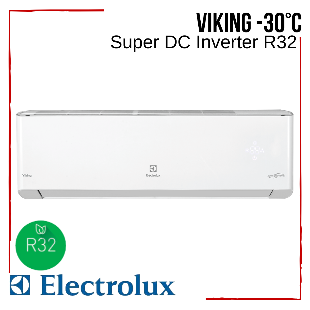 

Кондиционер Electrolux EACS/I-09HVI/N8_19Y Viking тепловой насос -30°С БЕСПЛАТНАЯ ДОСТАВКА