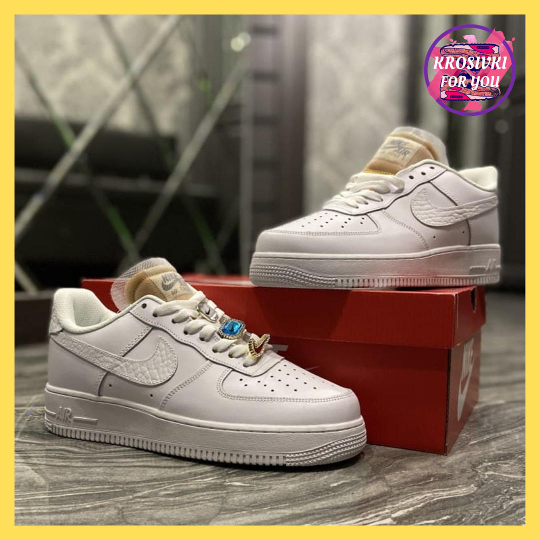 

Женские кроссовки Nike Air Force 1 Low White Beige (Белый) 40