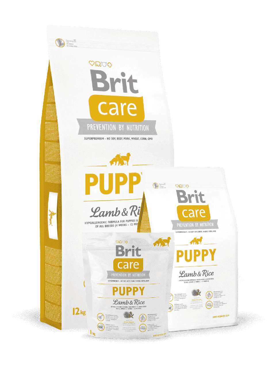 

Корм для собак Brit Care Puppy Lamb & Rice (для щенков с ягненком и рисом) 1 кг