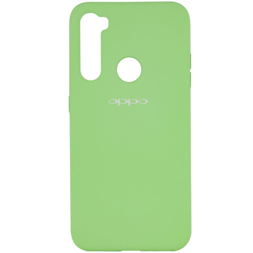 

Чехол Silicone Cover Full Protective (A) для OPPO Realme C3, Зеленый / pistachio