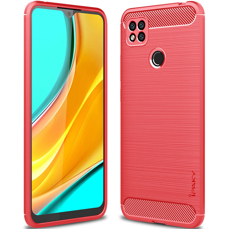 

TPU чехол iPaky Slim Series для Xiaomi Redmi 9C, Красный