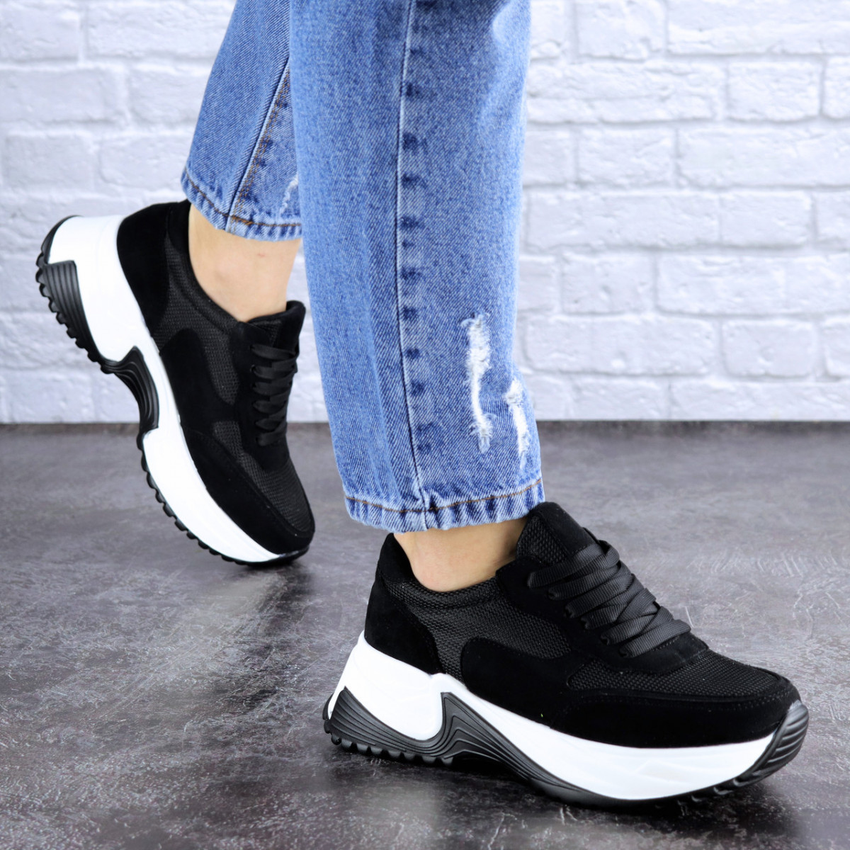 

Женские кроссовки Fashion Zachary 1388 38 размер 24 см Черный