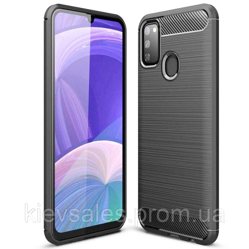 

Противоударный чехол накладка Epik Slim Series для Samsung Galaxy M30s Серый 33133-60a, КОД: 1803500