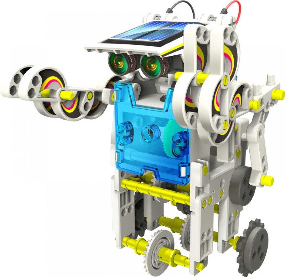 

Конструктор робот на солнечных батареях Solar Robot 14 в 1 Белый (R0240)