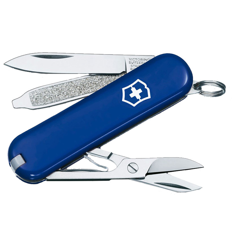 

Нож складной, мультитул Victorinox Classic SD (58 мм, 7 функций) Синий