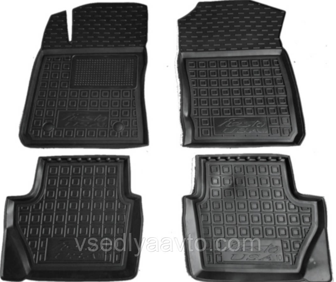 

Коврики в салон FORD Fiesta USA с 2010-2018 гг. (AVTO-GUMM), Черный