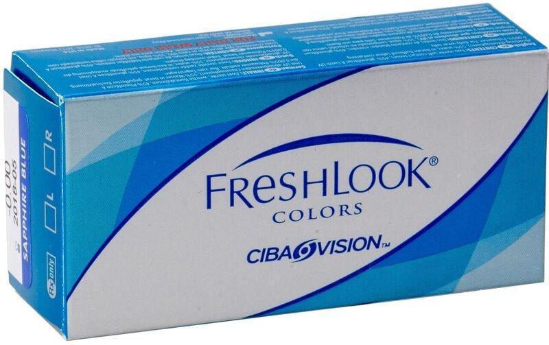 

Контактные линзы Freshlook Colors (Упаковка 1 шт) (+2.0...-8.0) 1 месяц Зеленый, -2.5