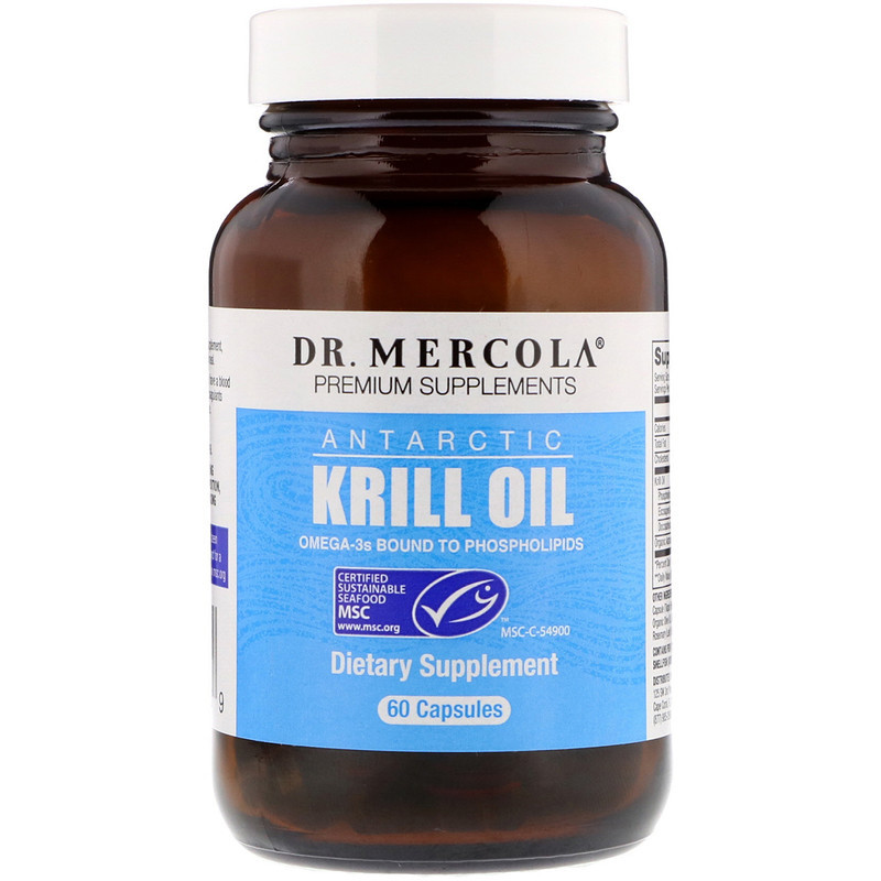 

Масло криля арктического Krill Oil Dr. Mercola 60 капсул (19997