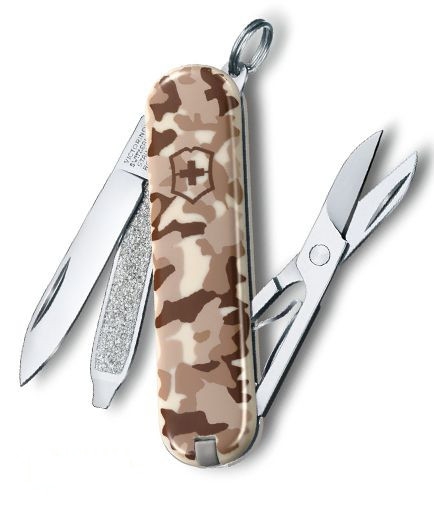 

Швейцарский нож Victorinox Classic SD Desert 58 мм Camouflage (0.6223.941), Камуфляж