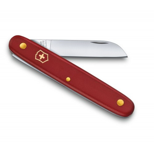 

Швейцарский нож Victorinox Floral Left-handed садовый 100 мм для левшей, красный, в блистре (3.9450.B1