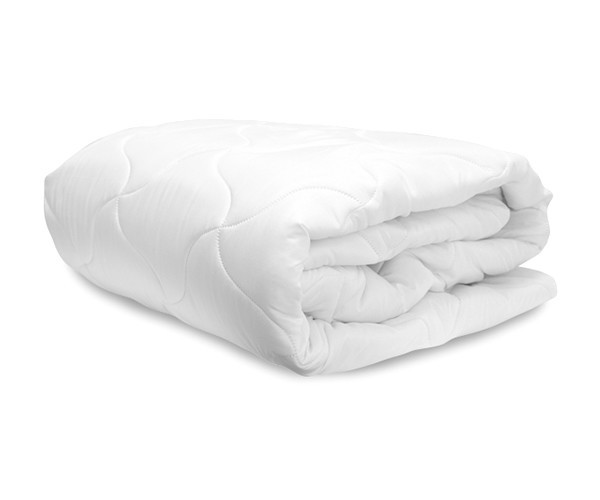 

Одеяло тёплое зимнее полуторное белоснежное из холлофайбера 150*220, Белый