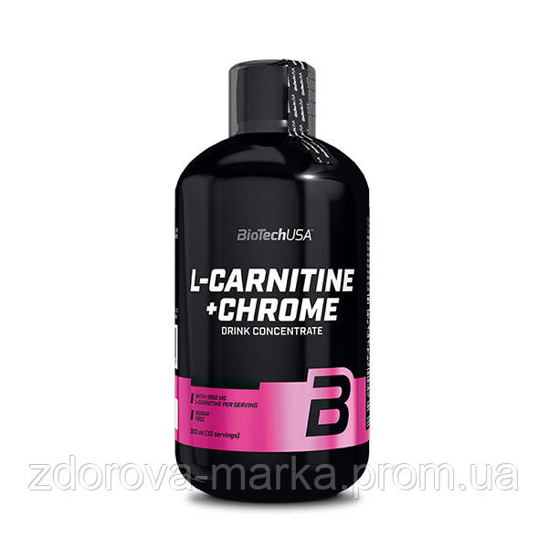 

Жиросжигатель BioTech L-Carnitine + Chrome, 500 мл Апельсин