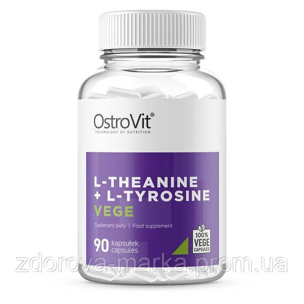 

Аминокислота OstroVit Vege Theanine + Tyrosine, 90 вегакапсул