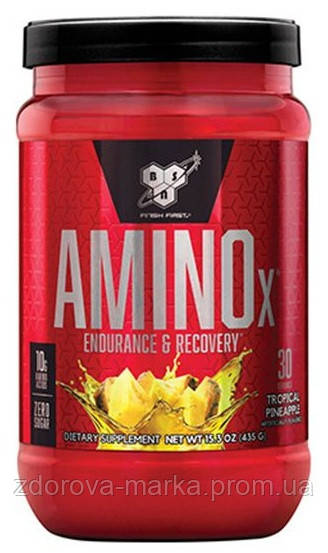 

BCAA BSN Amino X, 435 грамм Ананас