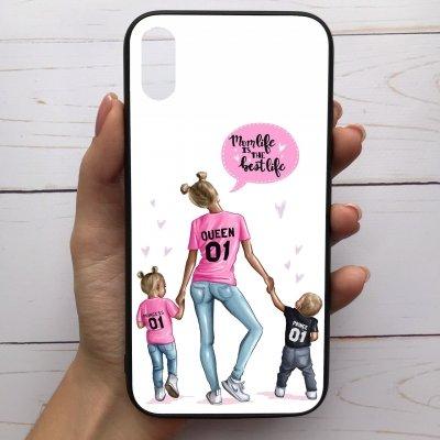 

Чехол Mood для iPhone Xs Max с рисунком Mom life SKL68-287573, Разные цвета