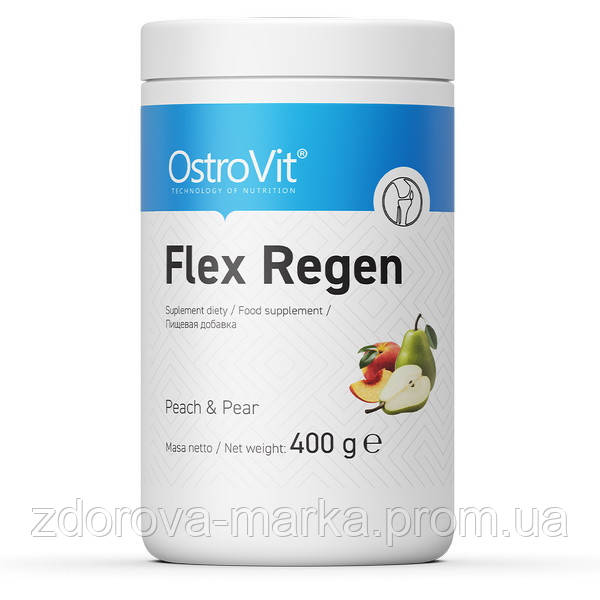 

Для суставов и связок OstroVit Flex-Regen, 400 грамм Персик-груша