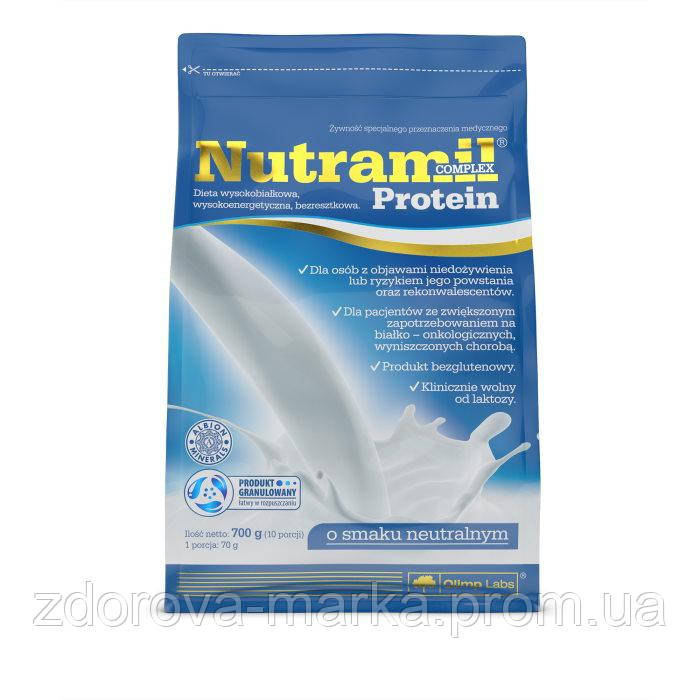 

Заменитель питания Olimp Nutramil Complex Protein, 700 грамм Натуральный