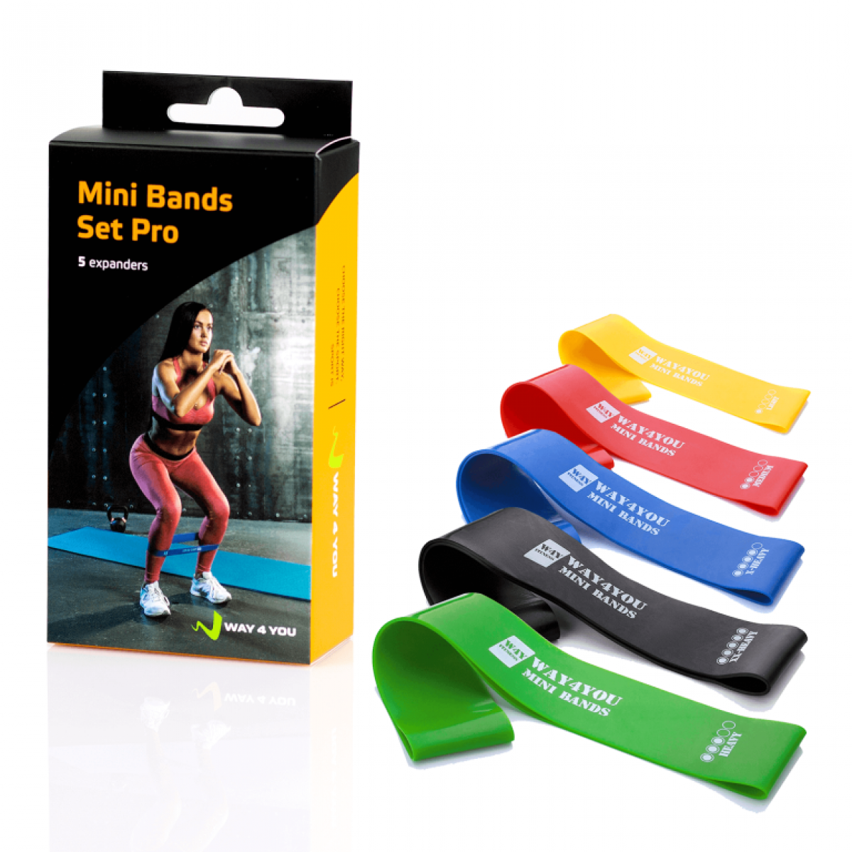 

Набор эспандеров Mini Bands Set Pro 5шт. для тренировок