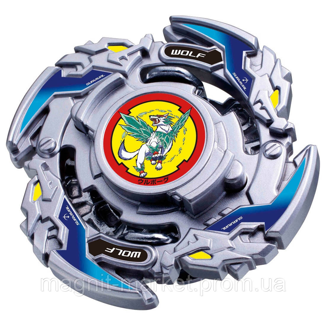 

Волчок BEYBLADE Wolborg 8 Bearing B-121 (Бейблейд Волборг 4 сезон) с пусковым