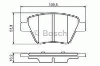 

Тормозные колодки задние SKODA OCTAVIA 1.4-2.0,1.9 TDI 04-,SUPERB 1.4-2.0 08(пр-во BOSCH 0986494416)