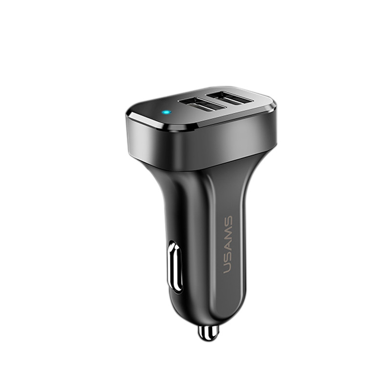 

АЗУ USAMS US-CC087 C13 2.1A Dual USB Car Charger