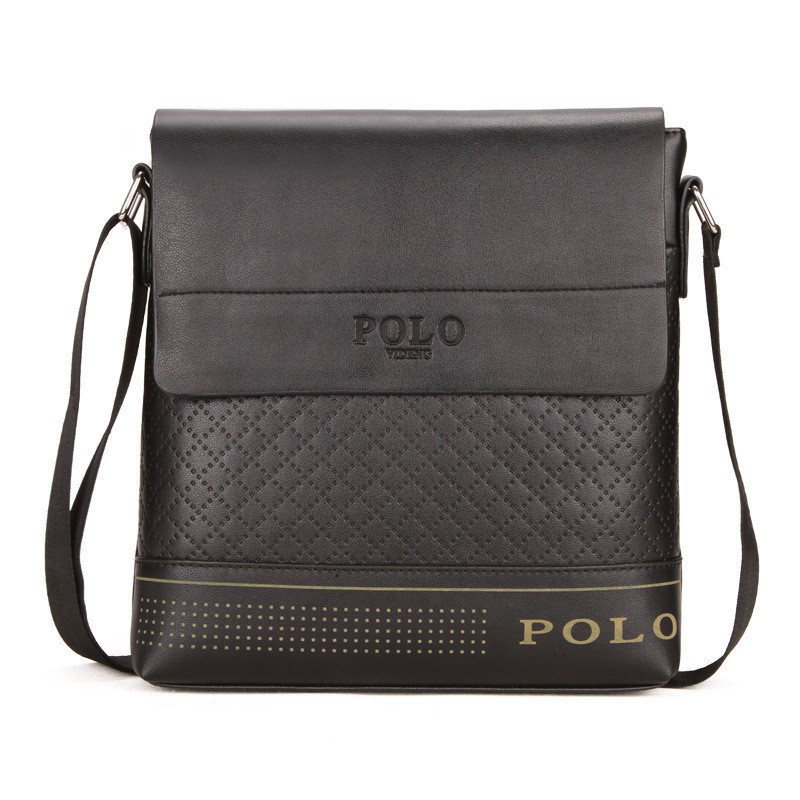 

Мужская сумка POLO Videng horizontal black, Черный