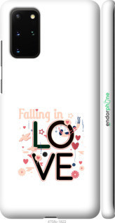 

Чехол на Samsung Galaxy S20 Plus falling in love "4758c-1822-46137, Белый