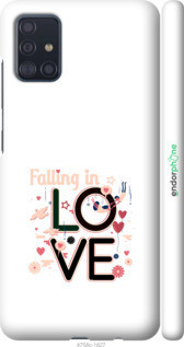 

Чехол на Samsung Galaxy A51 2020 A515F falling in love "4758c-1827-46137, Белый