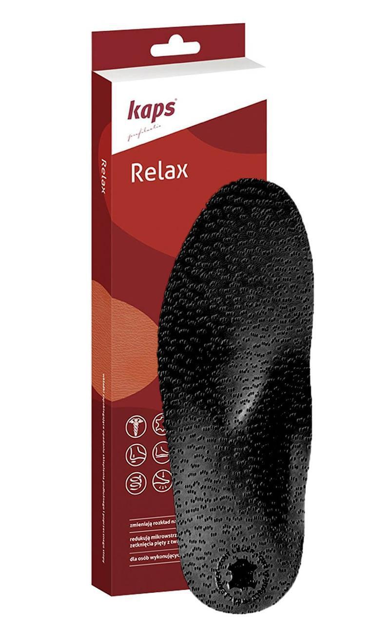 

Kaps Relax Black - Ортопедические стельки для взрослых черные 41